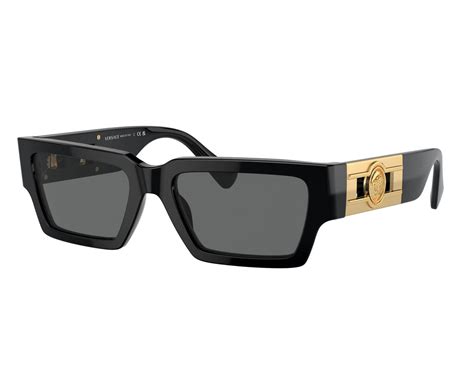 Versace VE4459 TRT SHN Sunglasses, Square Frame, UV 